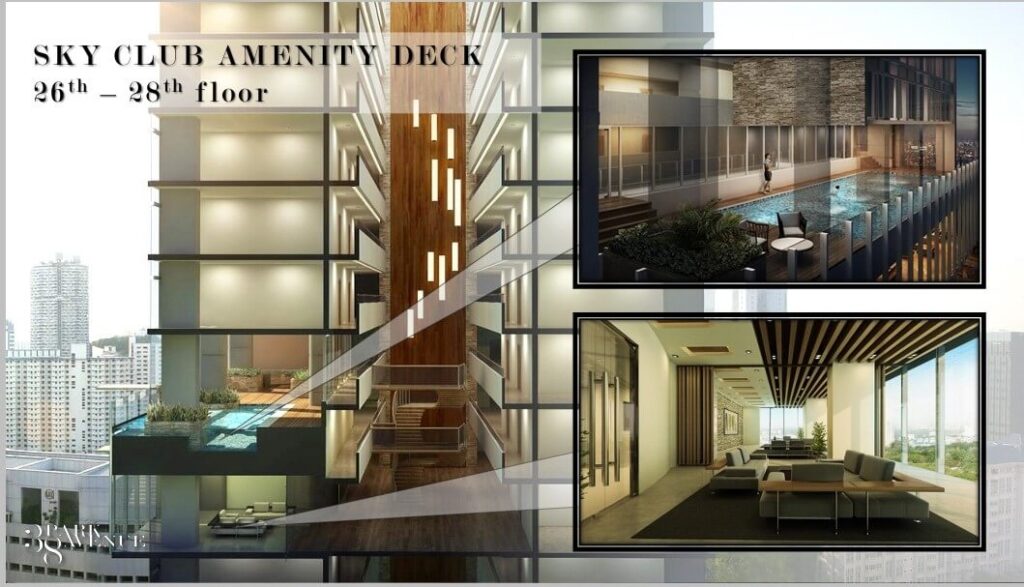 38 Park Avenue condo Cebu Skyclub amenity deck