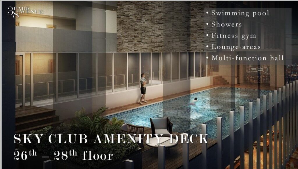 38 Park Avenue condo Cebu Skyclub amenity deck pool