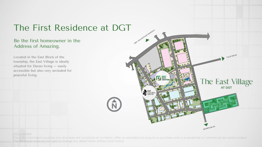 Davao City - Davao Global Township | Best Township Development (Asia) -The East Village 7 the east village at dgt layout
