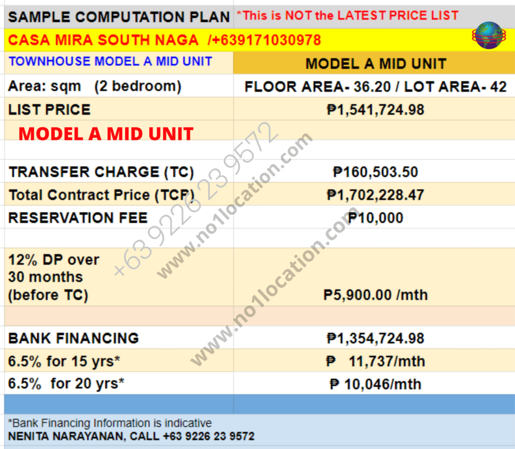 casa mira  suth naga Model A Mid Unit