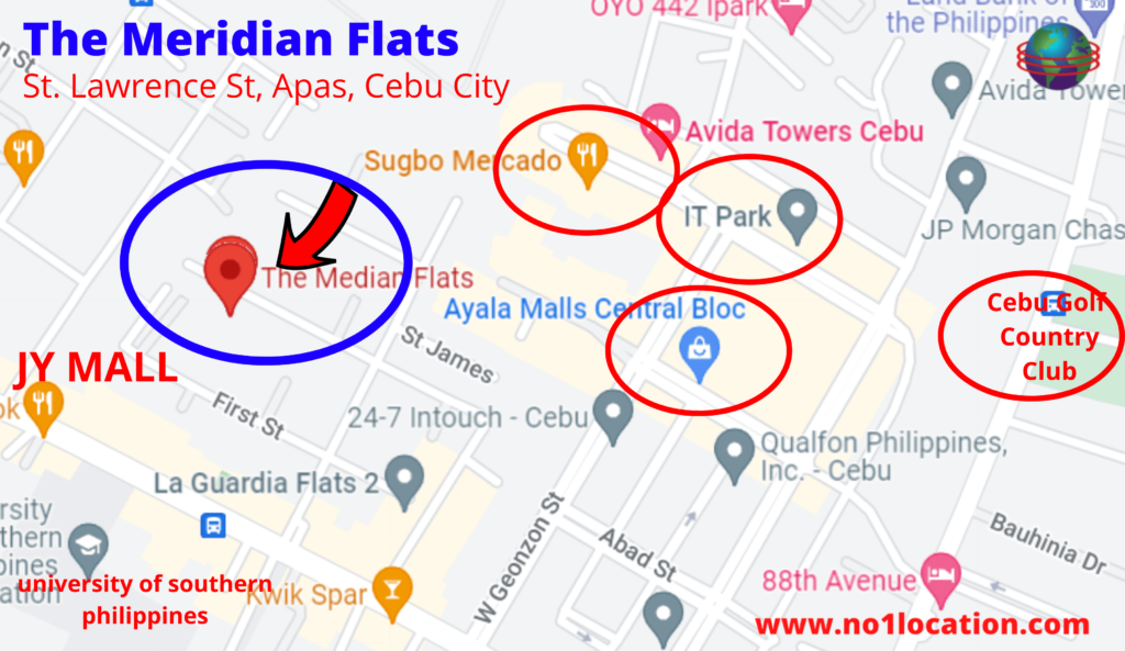 the median flats location map the median flats location map