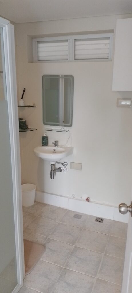 amani grand residences 1 bedroom toilet