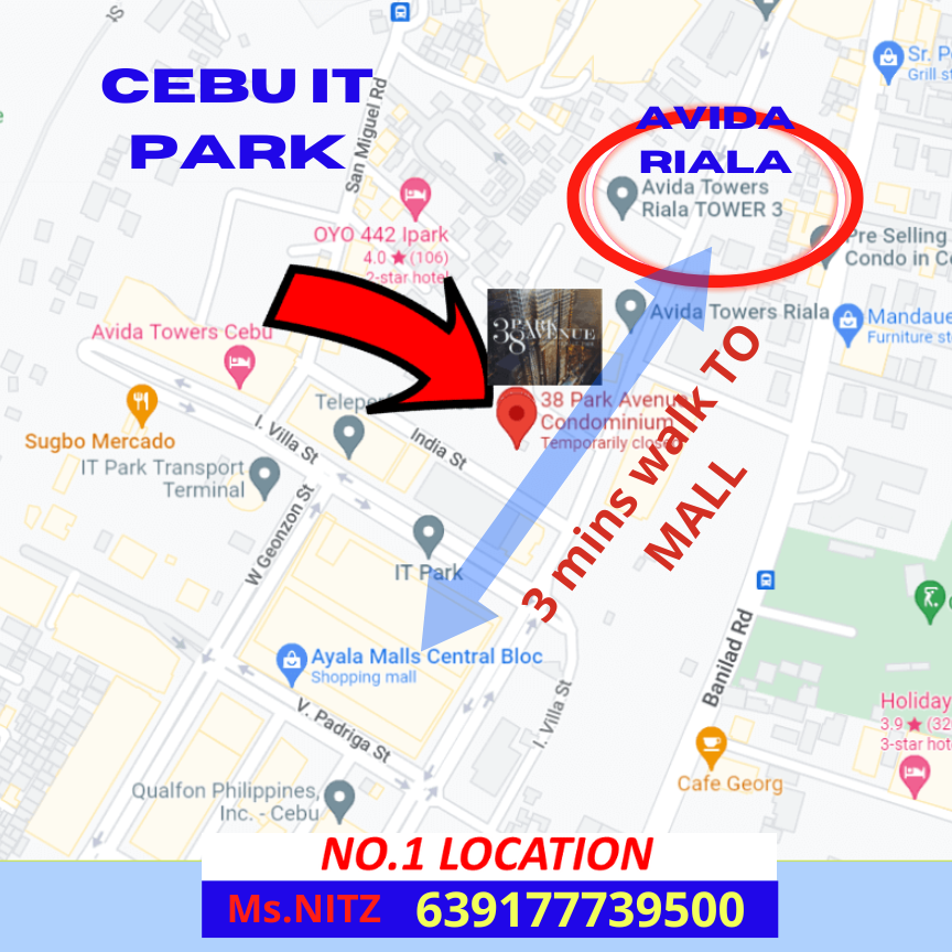 avida riala location map