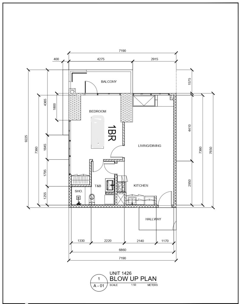 38 park_1 Bedroom_floor plan