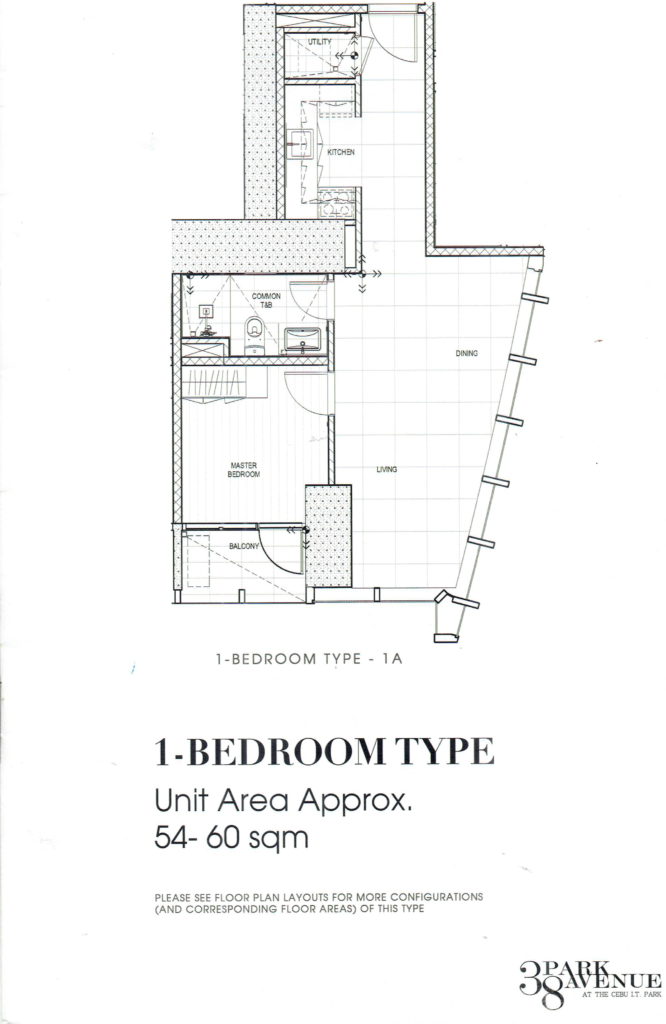 Floor plan 1 bedroom